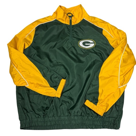 NFL Green Bay Packers jacket Quarter-Zip Pullover - Picture 1 of 9